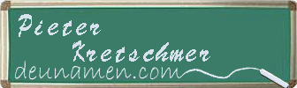 Pieter Kretschmer Visitenkarte